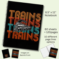 Trains vintages Retro Texte Moteur à vapeur Locomo