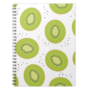 Carnet Tranches de fruits Kiwi, illustration transparente