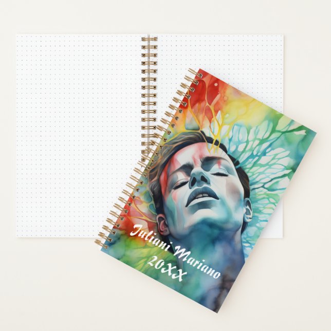 Carnet Tranquille Nom personnalisé (À l'intérieur)