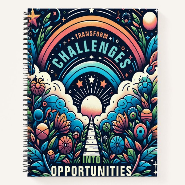 Carnet Transformer les défis en opportunités (Devant)