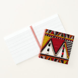 Carnet Travail de perles tribal Maasaï