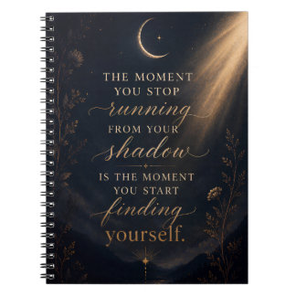 Carnet Travail sur l'ombre de soi Art Lune Or