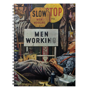 Carnet Travailler d'hommes