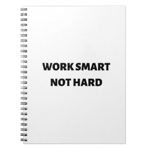 Carnet Travailler intelligemment, pas dur