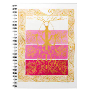 Carnet Tree with Roots in Heaven Notebook