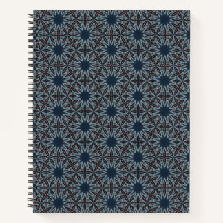 Carnet Treillis Étoilé de Minuit
