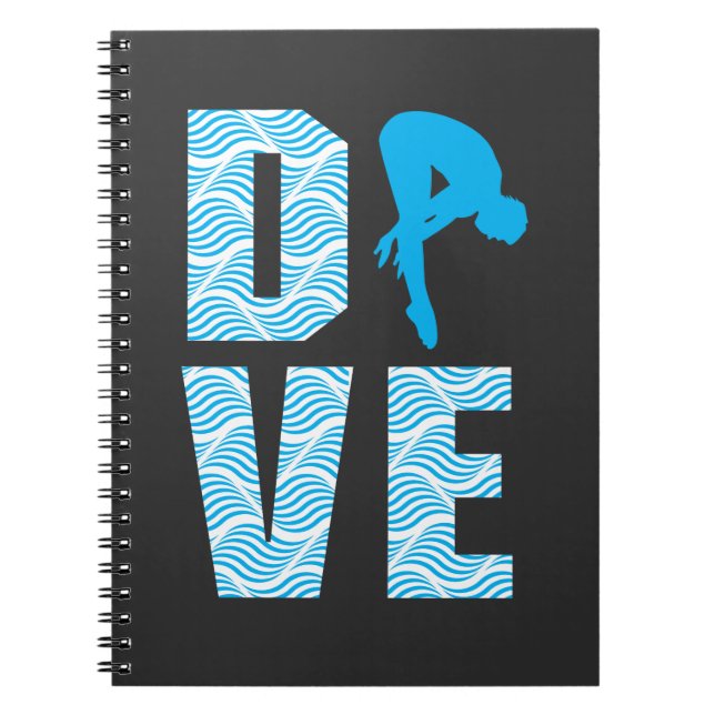 Carnet Tremplin de plate-forme de plongeur de cadeau de (Devant)