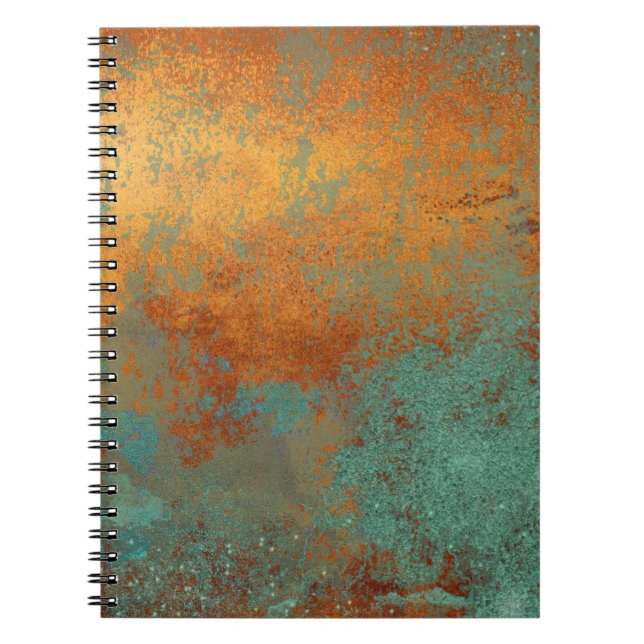 Carnet Trendy Rich Copper Patina Metallic (Devant)