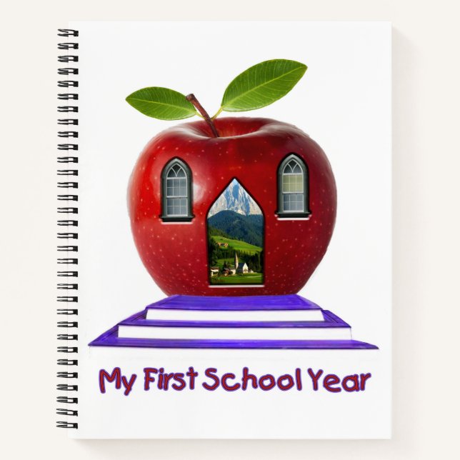 Carnet Très mignon Ma première année d'école (Devant)