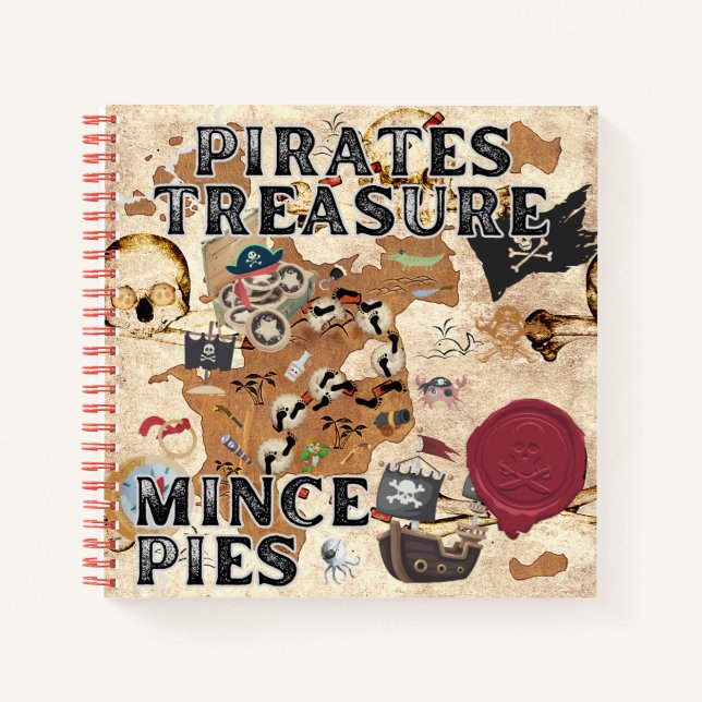 Carnet Trésor de pirates - Mince Pies (Devant)
