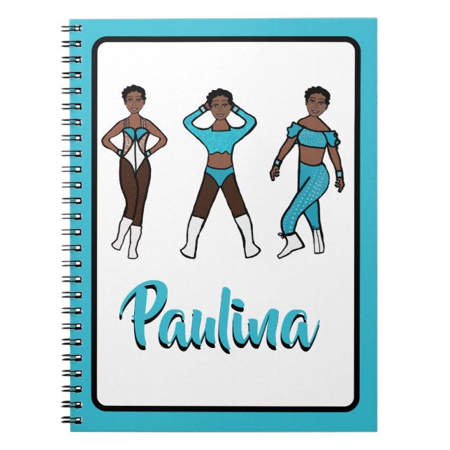 Carnet Tri Pose Danse Aqua #1 (Devant)