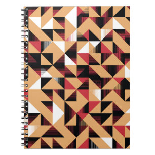 Carnet Triangle Abstrait, Beauté Rétro Élégante.