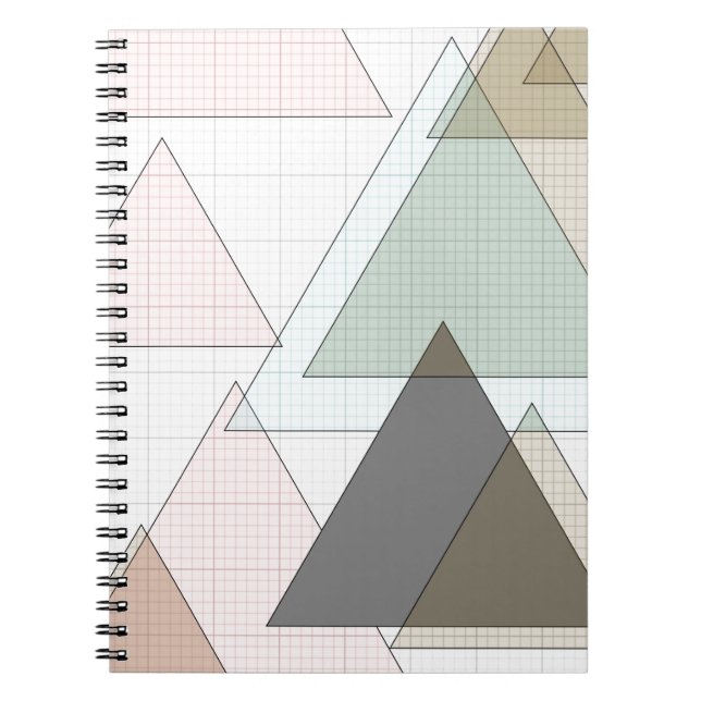 Carnet Triangle de papier millimétrique Graph paper (Devant)