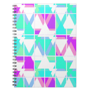 Carnet triangles Abstraits géométrique motif moderne avec