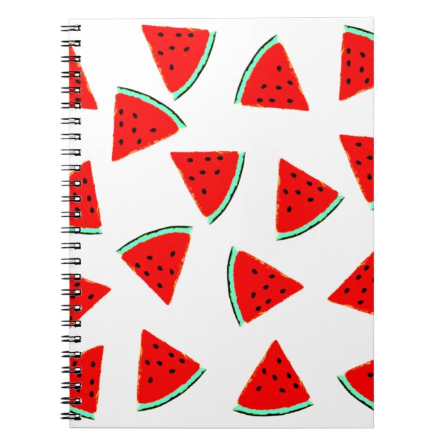 Carnet Triangles Motifs de pastèque (Devant)