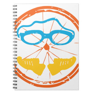 Carnet Triathlon fun design