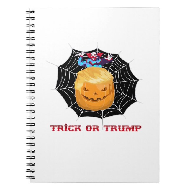 Carnet Trick Ou Halloween Clown effrayant (Devant)