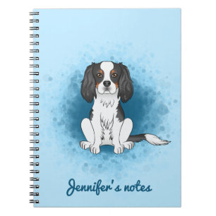 Carnet Tricolore Cavalier King Charles Spaniel Chien Sur 
