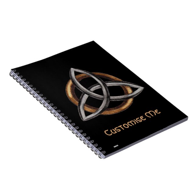 Carnet Triquetra (Brown/Argent) (Côté Droit)