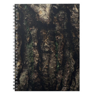 Carnet tronc d'arbre Brown et noir