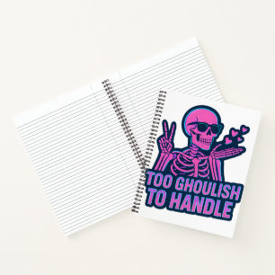 Carnet Trop Ghoulish À Manipuler - Cool Skeleton Humour V