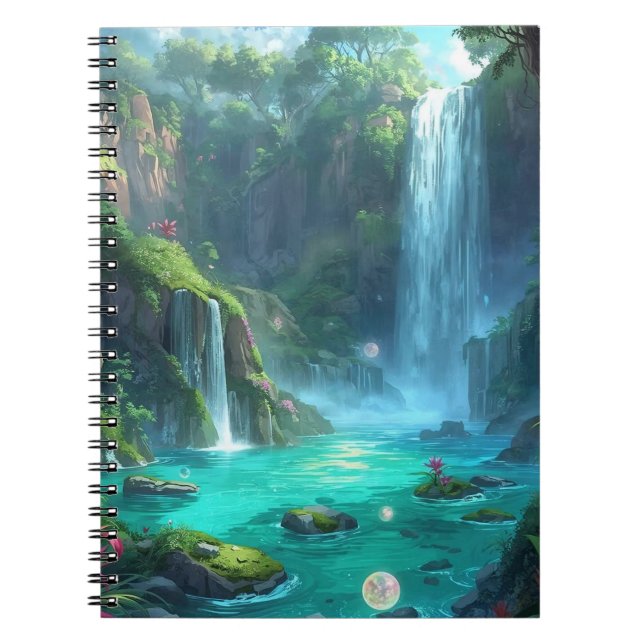 Carnet Tropical Falls & Crystal Glow (Devant)