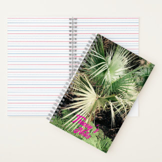 Carnet Tropical Graphic Palm Tree