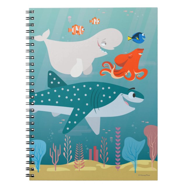 Carnet Trouver Dory | Un voyage sous la mer (Devant)