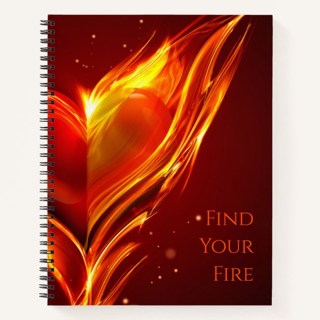 Carnet Trouvez votre source d'inspiration incendie (Devant)