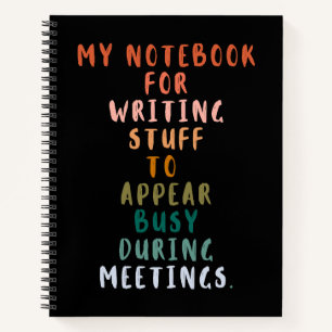 Carnet Trucs Pour Faire Comme Si On Travaille Pendant Les
