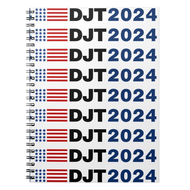 Carnet Trump 2024 DJT (Devant)