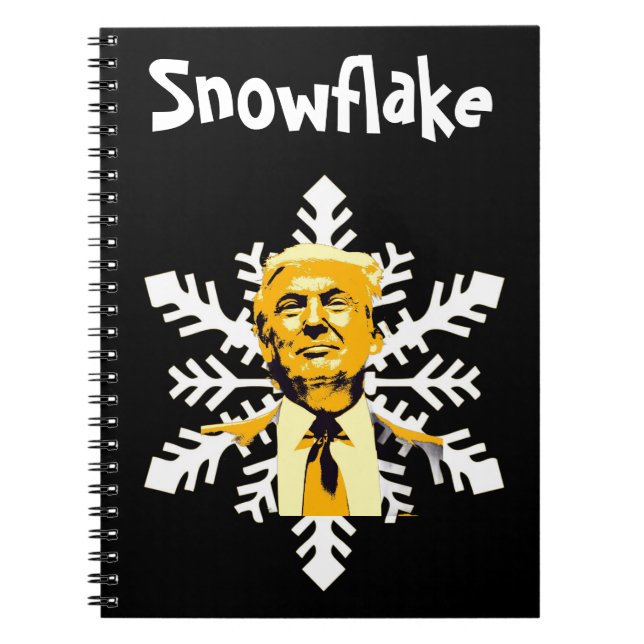 Carnet Trump/Snowflake Notebook (Devant)