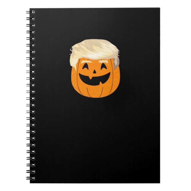 Carnet Trumpkin Citrouille Halloween classique (Devant)