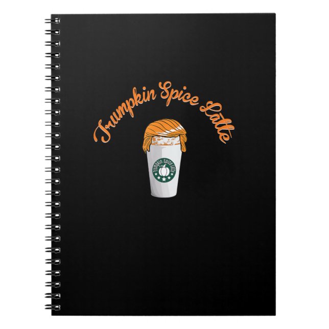 Carnet Trumpkin Citrouille Spice Latte Café de vacances (Devant)