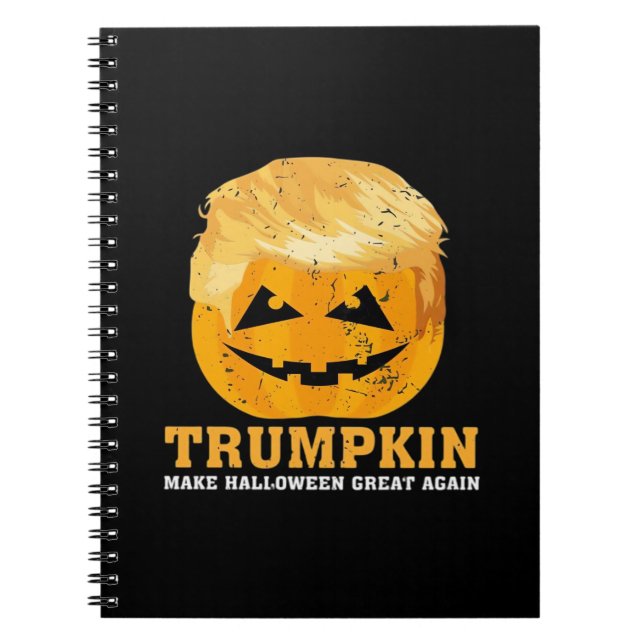 Carnet Trumpkin drôle Rendre Halloween grand à nouveau (Devant)