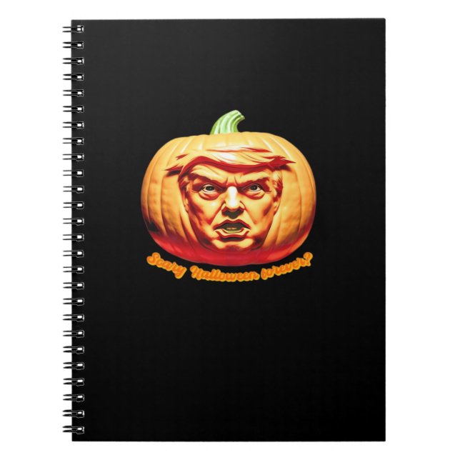Carnet Trumpkin Effrayant Halloween Citrouille Best Art D (Devant)