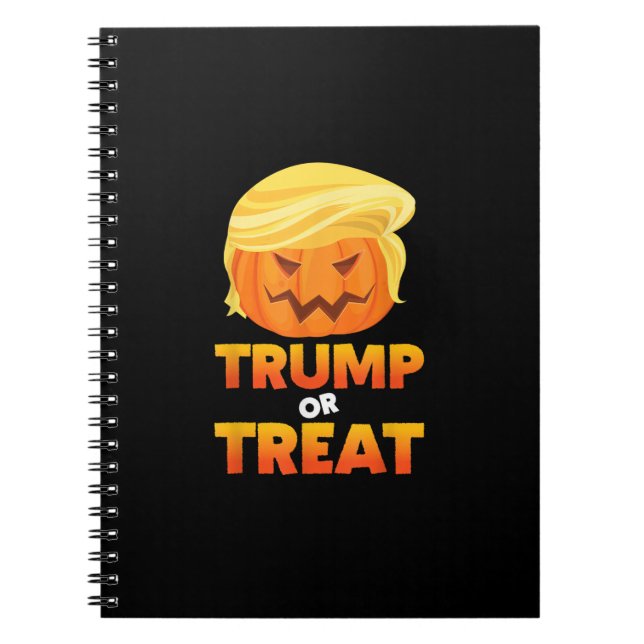 Carnet Trumpkin Ou Treat Trumpkin Costume Halloween (Devant)