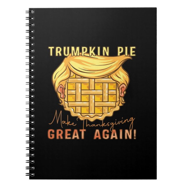 Carnet Trumpkin Pie Rendre Thanksgiving Grand À Nouveau!  (Devant)