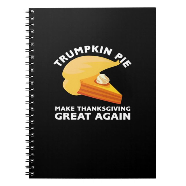 Carnet Trumpkin Pie Rendre Thanksgiving Grand à nouveau,  (Devant)