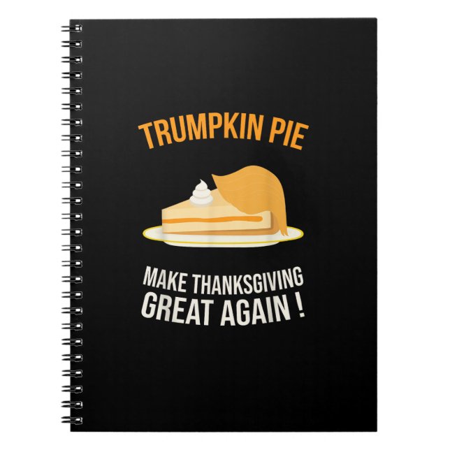 Carnet Trumpkin Pie Rendre Thanksgiving grand à nouveau C (Devant)