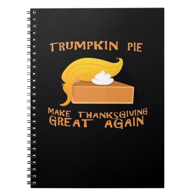 Carnet Trumpkin Pie Thankesgiving (Devant)