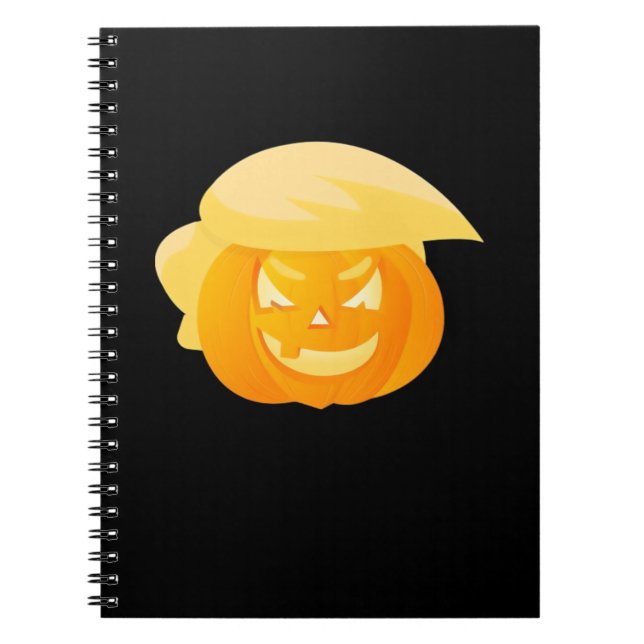 Carnet Trumpkin rend Halloween grand (Devant)