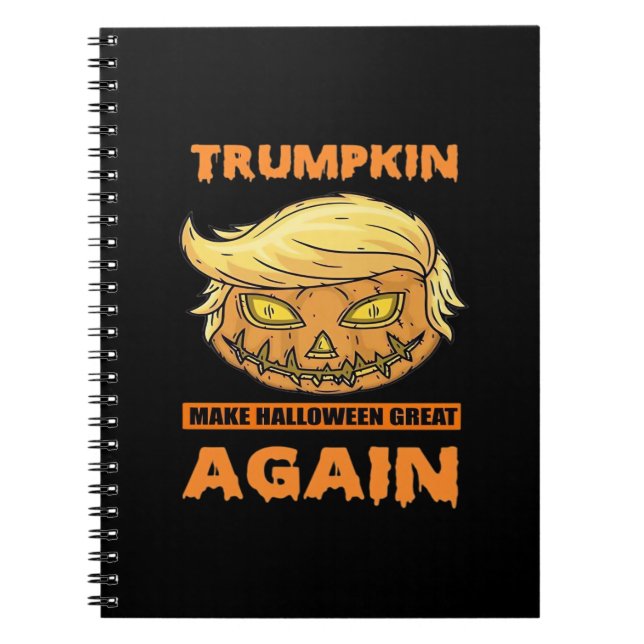 Carnet Trumpkin rendre Halloween grand encore drôle class (Devant)