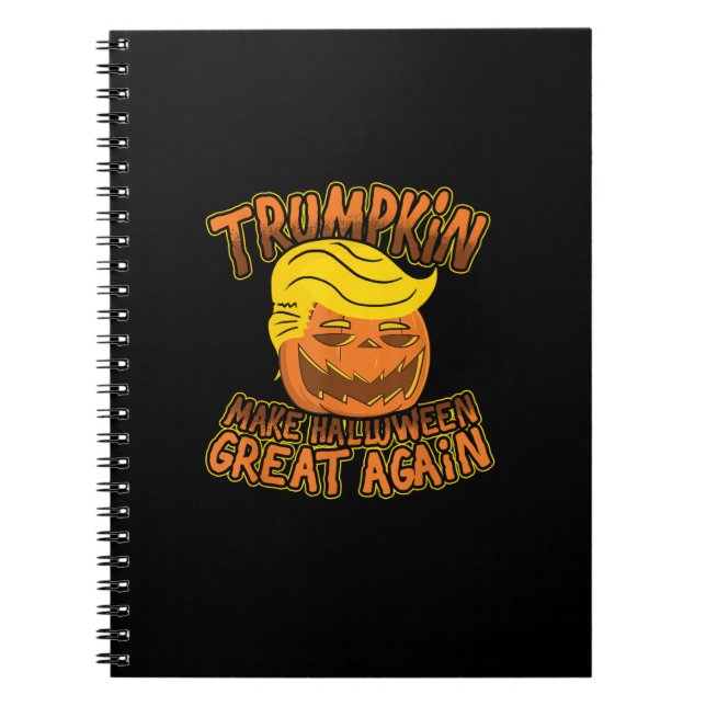 Carnet Trumpkin Rendre Halloween grande à nouveau drôle p (Devant)