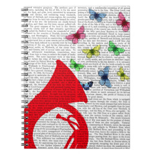Carnet Tuba avec papillons