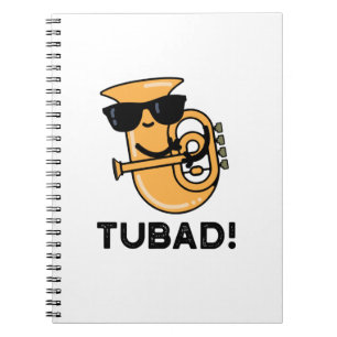 Carnet Tubad Funny Musique Tuba Pun