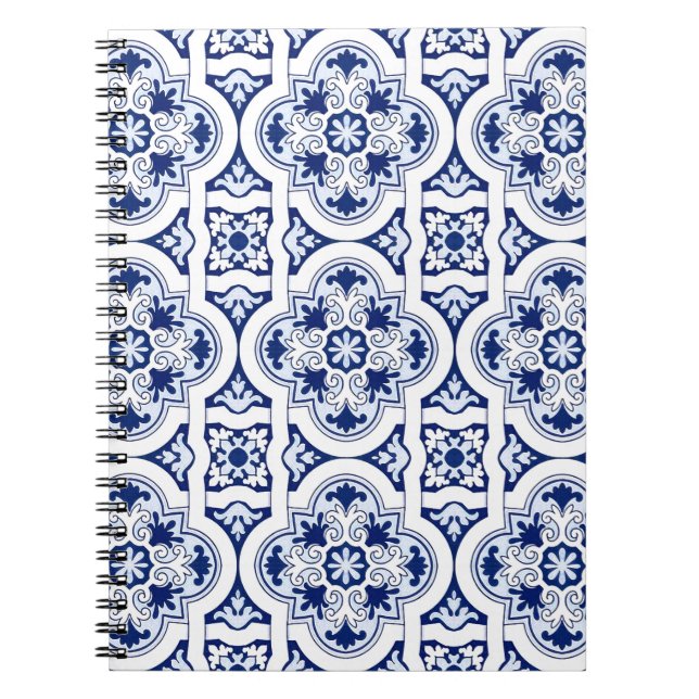 Carnet Tuile bleue portugaise (Devant)