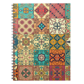 Carnet Tuiles portugaises : motif sans couture de style A