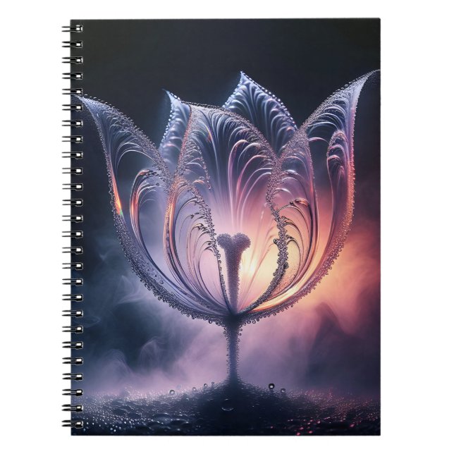 Carnet Tulipe Illuminée Avec Arrosage (Devant)