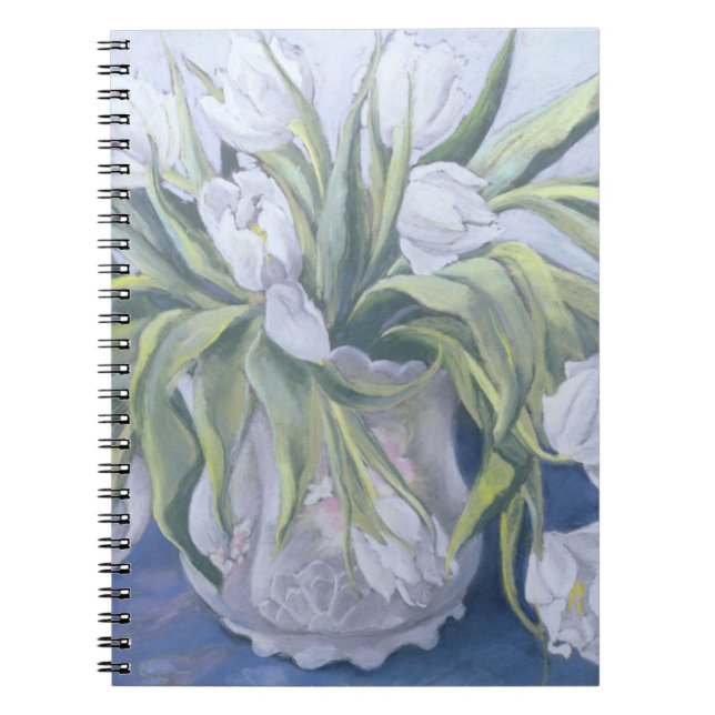 Carnet Tulipes blanches (Devant)